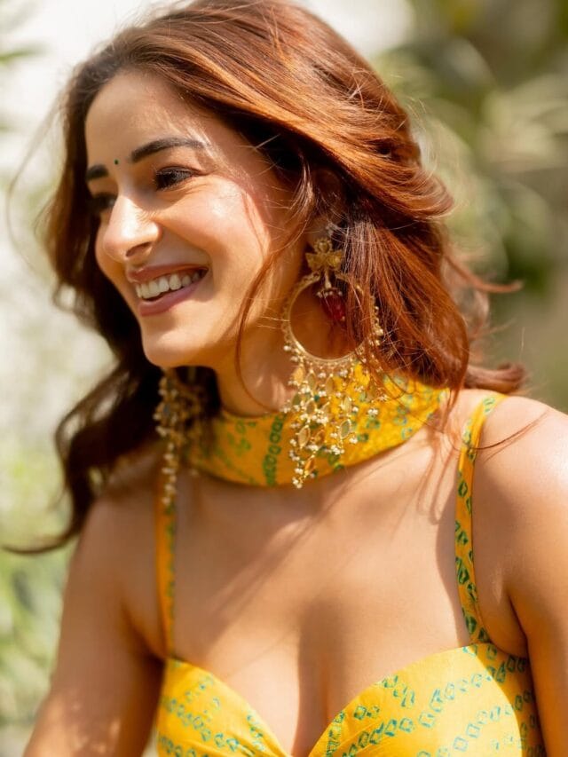 अनन्या पांडे पारंपरिक लूकवर खिळल्या चाहत्यांच्या नजरा, फोटो पाहून म्हणाल…