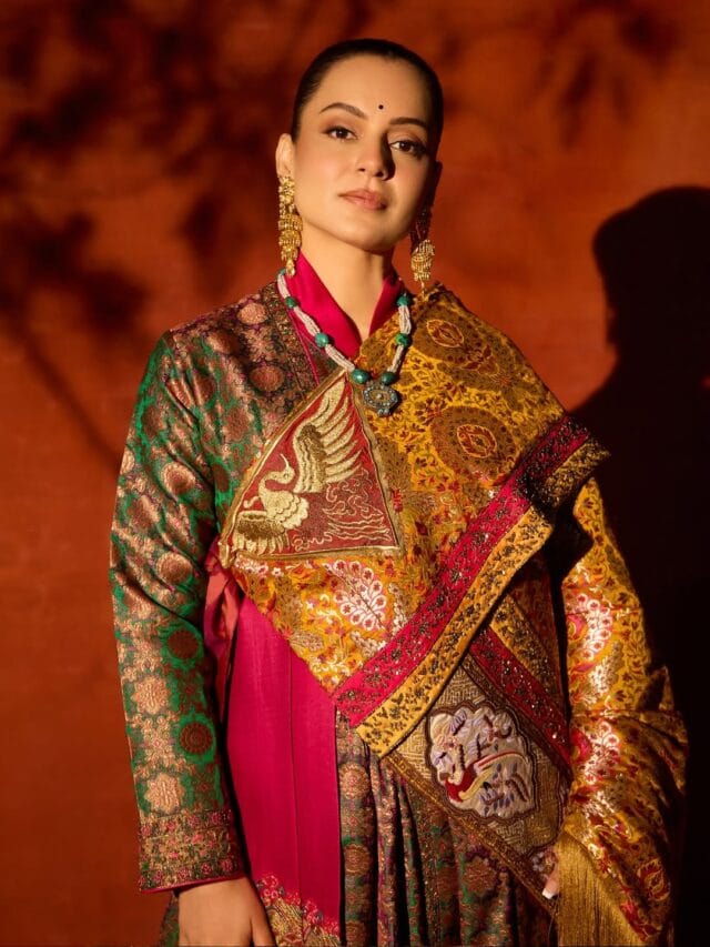 हिमाचल येथील पारंपरिक पेहराव, कंगना यांचे फोटो पाहून म्हणाल..