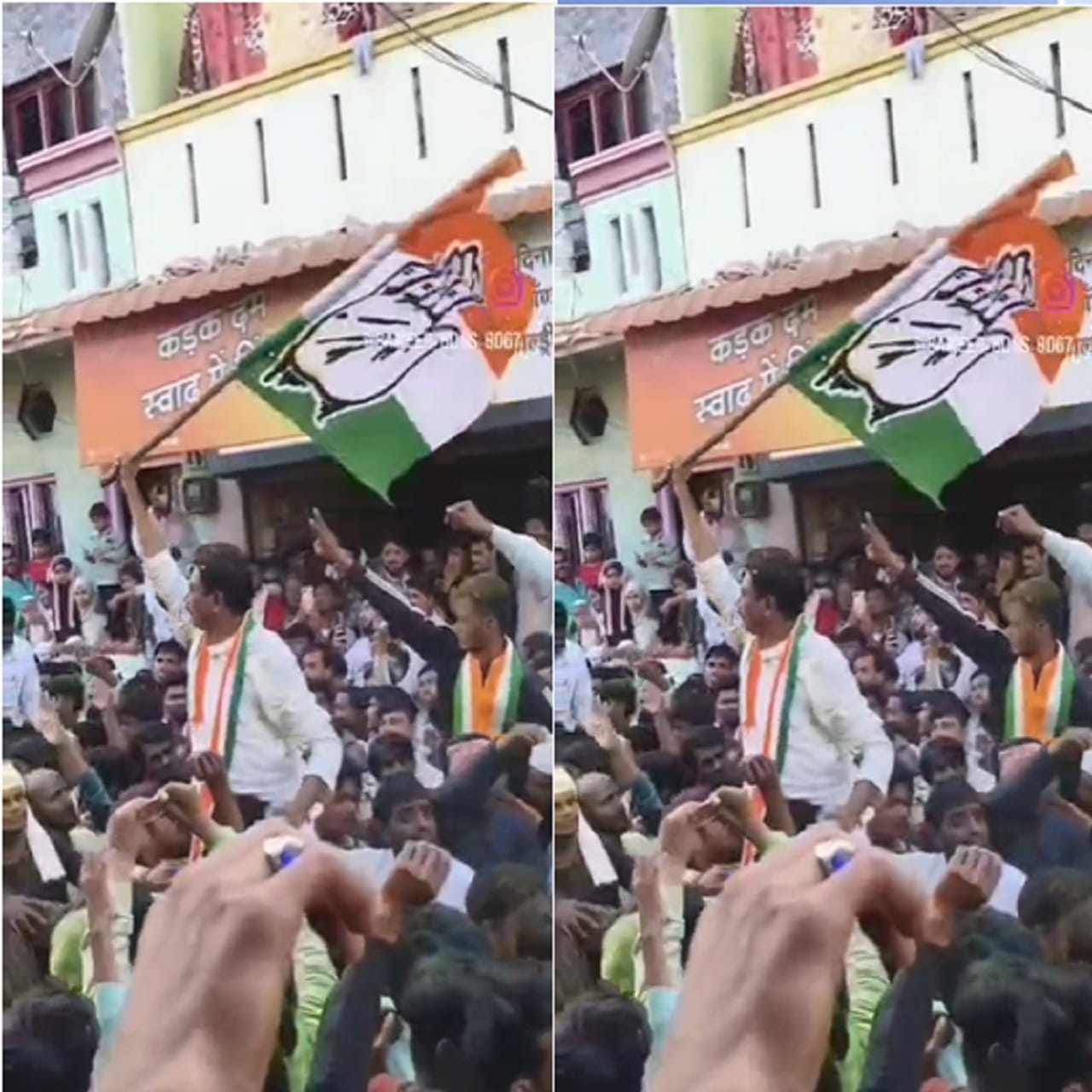 नगराध्यक्ष पदाच्या निवडणुकीतील दणदणीत विजयानंतर बुलढाण्याच्या मलकापूर येथील काँग्रेसचे नवनिर्वाचित नगराध्यक्ष अतिक जवारीवाले यांनी थेट नोटांचा वर्षाव केला. 