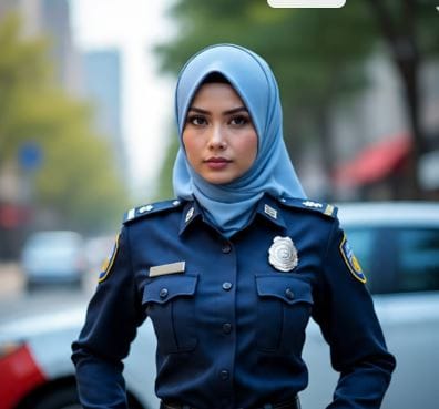 मुस्लीम महिला पोलीस कर्मचाऱ्यांसाठी ब्रिटनमध्ये एक खास हिजाब तयार करण्यात आला आहे. या हिजाबमध्ये लोहचुंबक आहे. सामान्या हिजाबच्या तुलनेत हा हिजाब काहीसा वेगळा आहे. एका साधारण कापडाप्रमाणेच या कापडलालाही डोक्यावर परिधान करता येणार आहे. (सांकेतिक फोटो, फोटो सौजन्य- मेटा एआय)