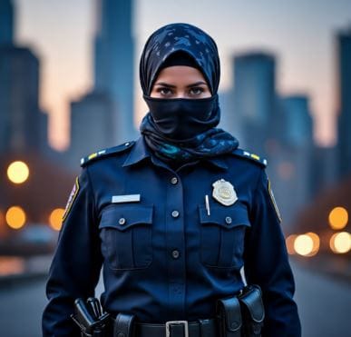 मॅग्नेटिक अटॅचमेंट असल्यामुळे आणीबाणीच्या काळात पोलीस कर्मचाऱ्याच्या डोक्यावरून हा हिजाब कोणत्याही अडथळ्याविना निघू शकणार आहे. कठीण प्रसंगी हा हिजाब लगेच काढता यावा आणि परिधान करता येतो. मुस्लीम धर्मीय महिलांनी जास्तीत जास्त संख्येने पोलिसात नोकरी करावे, त्यांना प्रोत्साहन मिळावे यासाठी हा निर्णय घेण्यात आला आहे. (सांकेतिक फोटो, फोटो सौजन्य- मेटा एआय)