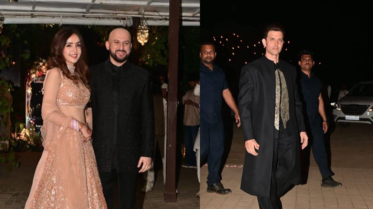 ईशान रोशनच्या लग्नानंतर राकेश रोशन यांनी इन्स्टाग्रामवर काही फोटो शेअर केले आहेत. लग्नानंतर 23 डिसेंबर रोजी रिसेप्शन पार पडलं. रिसेप्शनमध्ये ईशान आणि ऐश्वर्या यांचा शाही अंदाज पहायला मिळाला. तर हृतिक रोशनच्या लूकनेही सर्वांचं लक्ष वेधलं होतं. 
