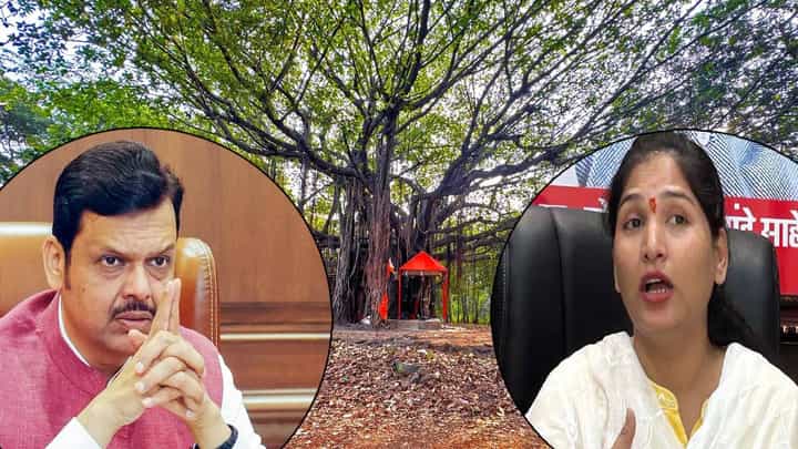 Karuna Munde : ...तर आत्मदहन करणार अन् देवाभाऊ जबाबदार तुम्हीच असाल, तपोवनातील वृक्षतोड प्रकरणी करूणा मुंडेंचा थेट इशारा Karuna Munde : ...तर आत्मदहन करणार अन् देवाभाऊ जबाबदार तुम्हीच असाल, तपोवनातील वृक्षतोड प्रकरणी करूणा मुंडेंचा थेट इशारा
