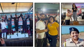 API मंजुषा शिरसाट यांना क्लासिक पॉवरलिफ्टिंग स्पर्धेत कांस्यपदक.