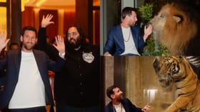 हात दाखवला तर कोणी मिठी मारायला धावलं..., मेस्सीचं वनतारात जंगी स्वागत.