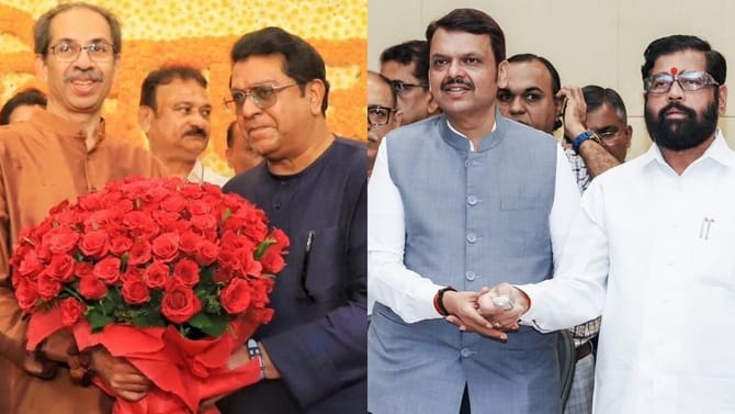 भाजप मोठा भाऊ, शिंदेंना किती जागा? ठाकरे बंधूंच्या जागावाटपाचा