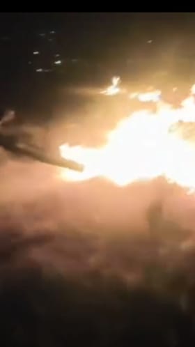 कंधाणे भागडा डोंगरावर भीषण आग, शेकडो हेक्टर वनसंपदा भस्मसात