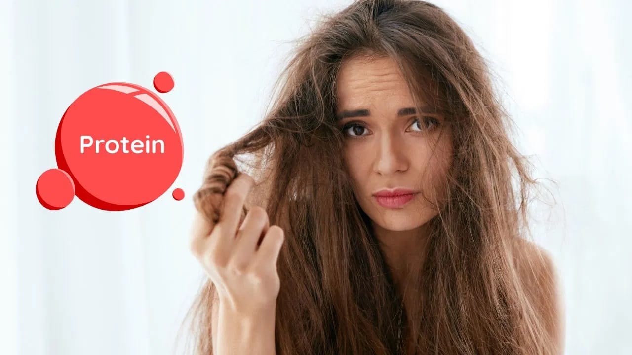 केसांसाठी प्रथिने देखील खूप महत्वाची असतात. केसांचा मोठा भाग प्रथिनांनी बनलेला असतो. त्याच्या कमतरतेमुळे केस कमकुवत होऊ शकतात. हे भरून काढण्यासाठी, तुमच्या आहारात प्रथिनेयुक्त पदार्थांचा समावेश करा.