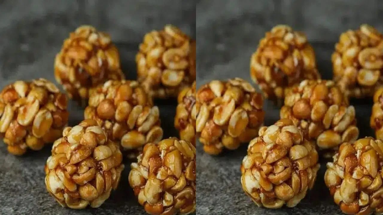 शेंगदाण्याच्या लाडूमुळे पचन क्रिया सुधारते. गुळामुळे पचनक्रिया सुधारते आणि बद्धकोष्ठतेचा त्रास कमी होतो. गुळामध्ये लोह (आयर्न) असल्यामुळे रक्तक्षय टाळण्यास मदत होते.