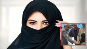 Video : या मुख्यमंत्र्यांनी मंचावर ओढला महिलेचा बुरखा... संतापाची लाट.