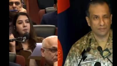 सर्वांसमोर महिला पत्रकाराला डोळा मारला... पाकिस्तानी सैन्याच्या बड्या व्यक्तीचं थर्ड क्लास कृत्य; थेट... जगभर छि थू...