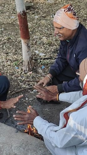 परभणीत हुडहुडी! पारा 6 अंशाखाली