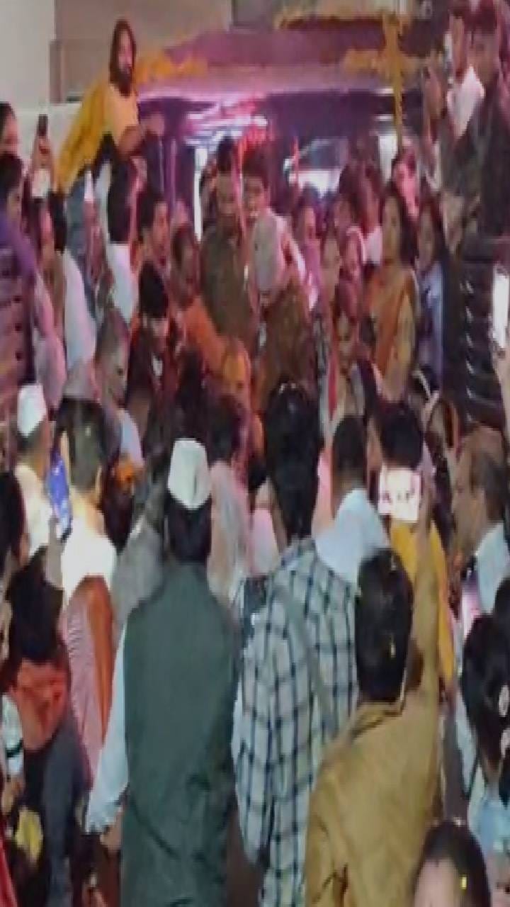 परळी गोदावरी परिक्रमा यात्रेचे परळीच्या ज्योतिर्लिंग वैद्यनाथ नगरीत अभूतपूर्व स्वागत