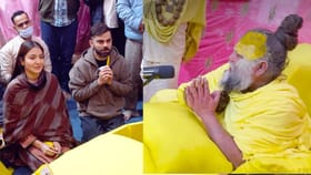 Video: अनुष्काच्या डोळ्यात पाणी, विराटने जोडले हात... मठात काय घडलं?.