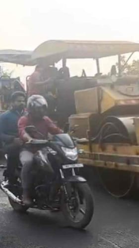 भोर तालुक्यात रस्त्यांवर डांबरीकरण करून रस्ते बनवण्यास सुरुवात