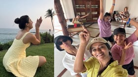 विजय देवरकोंडाशी लग्नाआधी श्रीलंकेत रश्मिकाची बॅचलर पार्टी? पहा फोटो.