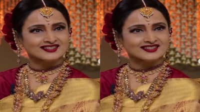 Rekha Video Viral: वयाच्या 71 व्या रेखा यांनी उरकलं लग्न! सर्वांसमोर म्हणाल्या, मी विवाहित... व्हिडीओ पाहून चाहत्यांना बसला धक्का