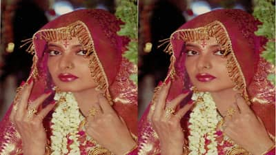 Rekha : रेखा त्या रात्री अनोळखी व्यक्तीसोबत मंदिरात पोहोचल्या तेव्हा... पुजाऱ्याला म्हणाल्या, मला लग्न करायचंय... नंतर केला कठीण प्रसंगाचा सामना