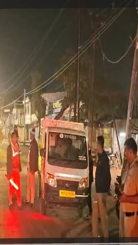 सांगली पोलीस अलर्ट : मनपा निवडणुकीसाठी नाकाबंदी, रात्री वाहन तपासणीला वेग.