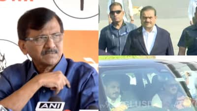 अदानींच्या बारामती दौऱ्यावरून संजय राऊतांचा मोठा गौप्यस्फोट, म्हणाले अजित पवारांना फोडण्यामागे...