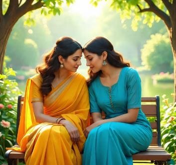 कुटुंबातील कलह कधीच कोणालाही सांगू नये. विशेष म्हणेज कुटुंबात काय चालू आहे, याची तर कधीच कोणालाही कल्पना देऊ नये. कारण आपल्या कुटंबातील अंतर्गत बाबी जाणून घेऊन एखादी व्यक्ती आपला फायदा उचलू शकते. त्यामुळे आर्थिक, सामाजिक नुकसान होण्याची शक्यता असते. त्यामुळे घरातील गोष्टी कधीच कोणाला सांगू नये. (सांकेतिक फोटो, फोटो सौजन्य- मेटा एआय)