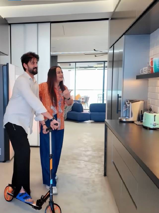 सोनाक्षी सिन्हाचं आलिशान 5BHK अपार्टमेंट; घरात किक स्कूटरने फिरतो झहीर
