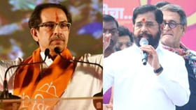 करून दाखवलं म्हणता-म्हणता... शिंदेंनी ठाकरेंना डिवचले, व्यंगचित्र शेअर.