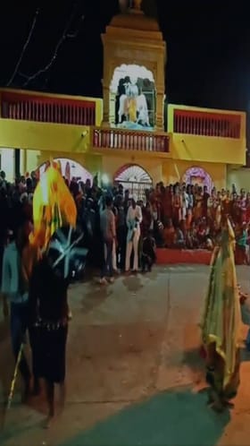 वाशिमच्या गोवर्धन गावात 150 वर्षांची दैत्याच्या सोंगाची परंपरा कायम