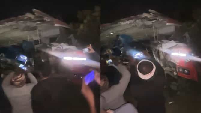 ओव्हरटेकचा नाद नडला, ट्रकच्या धडकेत एसटीचे दोन तुकडे, ड्रायव्हरची सीट तर.... 3 प्रवाशी जागीच ठार