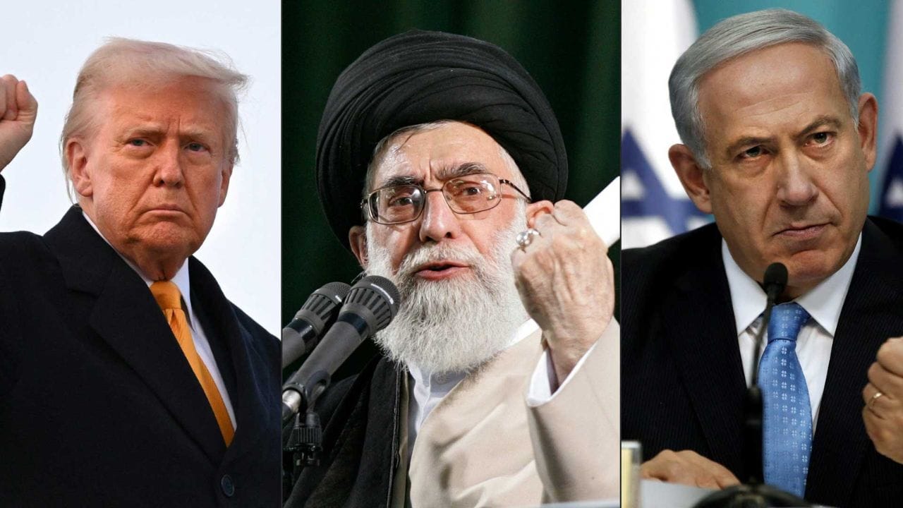 Donald Trump, Ayatollah Ali Khamenei, benjamin netanyahu