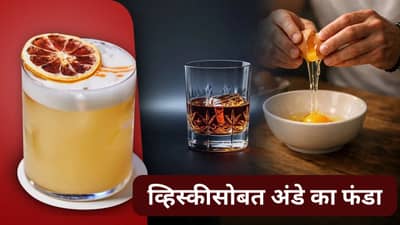 Whisky Sour with egg white: व्हिस्कीसोबत फेटलेले अंडे, सोशल साईटवरच्या नव्या ट्रेंडमुळे चर्चा
