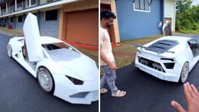 Maruti Alto च्या स्पेअर पार्ट्सने बनवली Lamborghini, पहा व्हिडीओ.