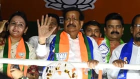 NMMC Election 2026: नवीमुंबईत भाजपाच्या गणेश नाईक यांची सरसी.