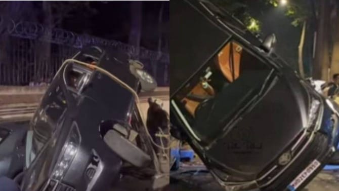 मोठी बातमी! अभिनेता अक्षय कुमार याच्या गाडीचा मोठा अपघात, थेट पलटी होत