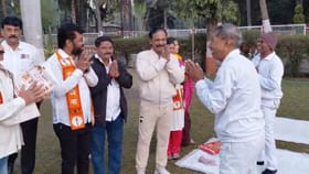 मॉर्निंग वॉक करत अंबादास दानवेंकडून मतदारांची गाठभेट.