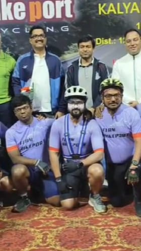 सायकलिस्टबद्दल आदर आणि पर्यावरण रक्षणासाठी 1200 किमीची सायकल रॅली.