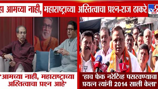 अभी नही तो कभी नहीं… ठाकरे बंधूंच्या गर्जनेला शेलारांनी फटकारलं, फेक नरेटिव्ह म्हणत केला हल्लाबोल
