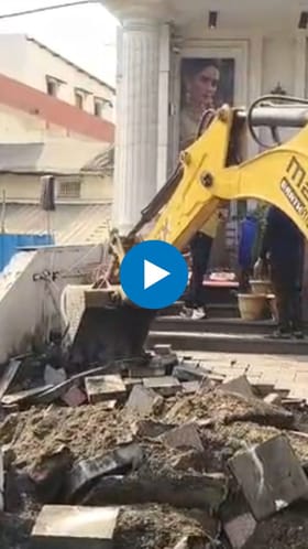 भंडाऱ्यात पालिकेने अतिक्रम काढले! कारवाईने खळबळ.