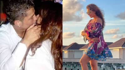 रोनाल्डोने अभिनेत्रीला खेचलं अन् लिप किस केलं, फोटो पाहून बॉलिवूडला बसला धक्का