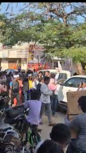 बावनकुळेंच्या सभेत बंडखोर मनोज पोतराजेंचा गोंधळ.