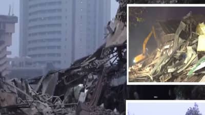 Delhi Bulldozer Action : राजधानीत फैज-ए-इलाही मशि‍दीजवळ रात्रभर 30 बुलडोझर लावून कारवाई, खवळलेल्या जमावाच्या दगडफेकीत पोलीस जखमी