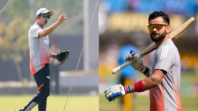 Virat Kohli : गौतम गंभीर हाय-हाय ! भर मैदानात घोषणा ऐकताच विराट कोहलीने जे केलं... VIDEO पहाच