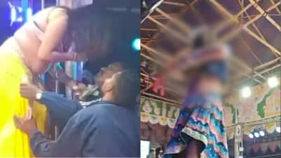 कपडे काढले, प्राइवेट-पार्ट दाखवला, ऑर्केस्ट्रामधील अश्लील व्हिडीओ व्हायरल, 14 जणांना अटक