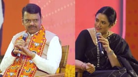 'मला माफ करा', गिरिजा ओकने पुण्यात फडणवीसांसमोर का मागितली माफी?.