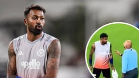 भर मैदानात चढला हार्दिक पंड्याचा पारा, सीनिअर खेळाडूशी वाद ?.