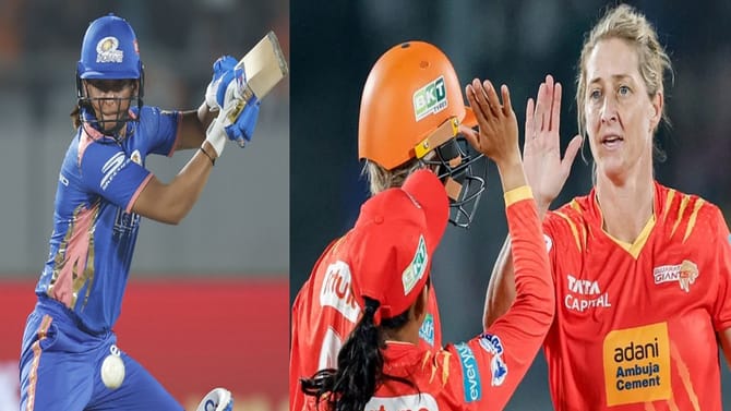 MIW vs GGW : गुजरातची मुंबईवर 11 धावांनी मात, प्लेऑफमध्ये धडक