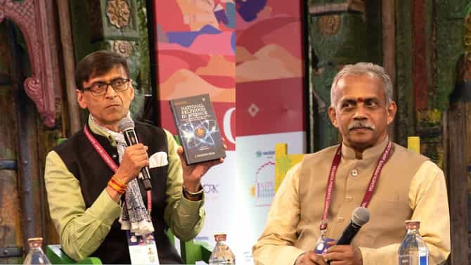 स्वतःला जागृत करण्याची गरज, जयपूर साहित्य सम्मेलनात जे. नंदकुमार यांचे भाष्य