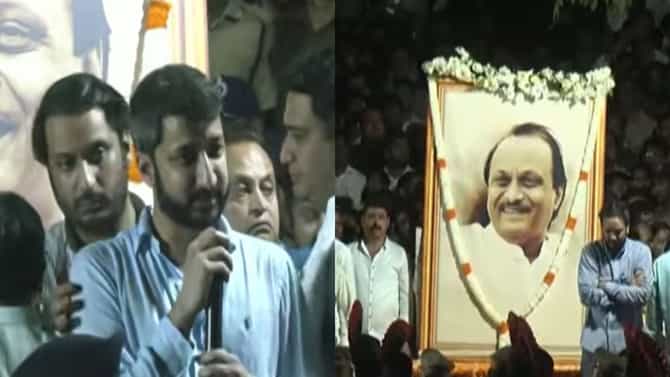 Ajit Pawar Passes Away : अजित दादांचे पार्थिव पुन्हा रुग्णालयात, माहिती देताना जय पवार यांच्या डोळ्यात पाणी