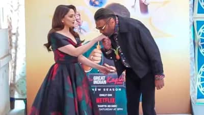 जॅकी श्रॉफने सर्वांसमोर असं काही केलं, ज्यामुळे माधुरी दीक्षित झाली अन्कम्फर्टेबल? व्हिडीओ व्हायरल