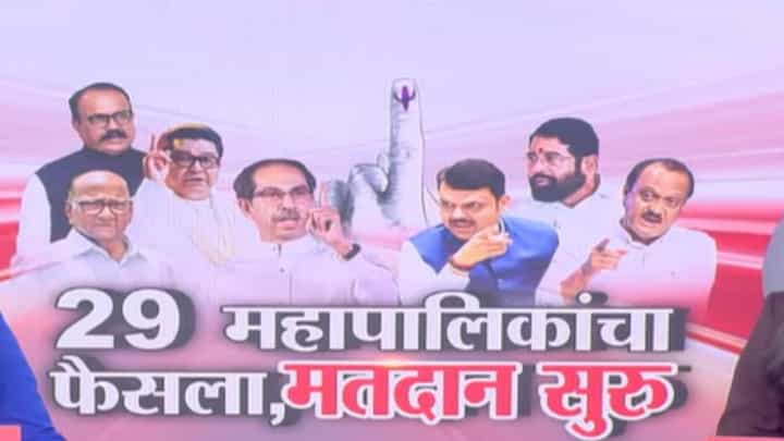 Maharashtra Election 2026 : मुंबईत ठाकरे बंधुंच्या युतीची परीक्षा, 29 महापालिकांसाठी आज मतदान; बघा कुठं कसं वातावरण? Maharashtra Election 2026 : मुंबईत ठाकरे बंधुंच्या युतीची परीक्षा, 29 महापालिकांसाठी आज मतदान; बघा कुठं कसं वातावरण?
